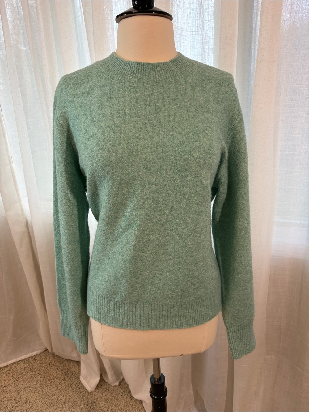 J. Crew Factory mint Green Crewneck Sweater